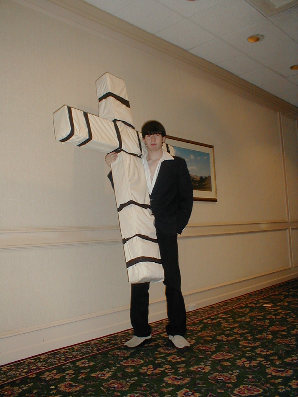 Zach as Nicholas D. Wolfwood from Trigun