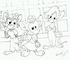 One as a mouse with one's children as mice.  (Well, Masem's usually a mouse anyway.)