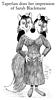 One doing one's impression of Sarah BLackmane, the two-headed hermaphrodite wolf.