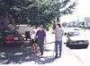 One, Brendan, and David, going to the Bridges Restaurant in Ptlp pre-Canamania.