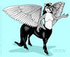 One as a winged centaur.